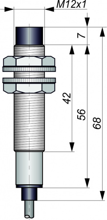 Датчик бесконтактный индуктивный взрывобезопасный стандарта "NAMUR" SNI 03-4-PL-15-PG-HT